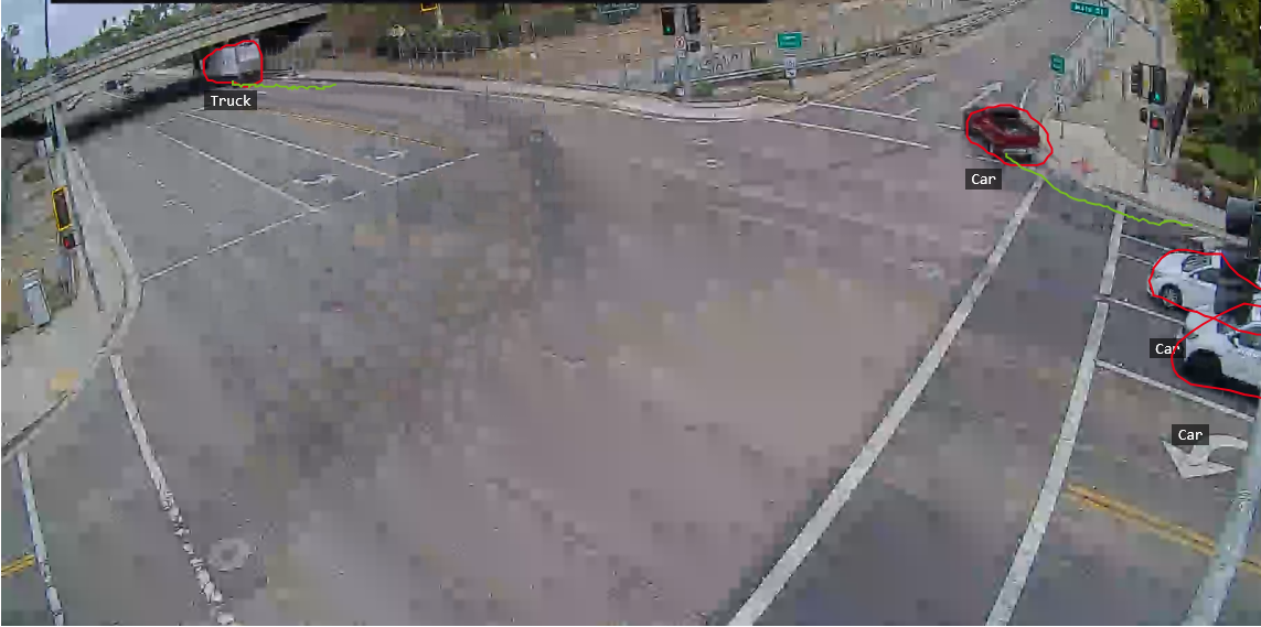 Camera 1 looking northwest.
